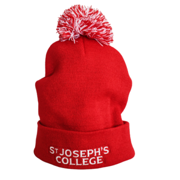 Red Bobble Hat